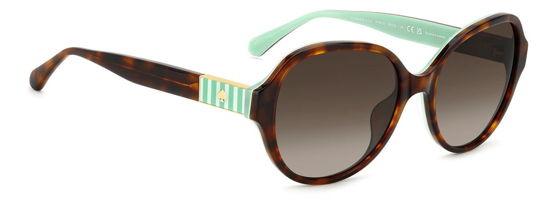 Translation missing: es.seo.product.type.gafas-de-sol kate spade ks emalie 2/g/s phw la havana oval femenino talla 56mm - Translation missing: es.seo.product.alt.imagen-secundaria