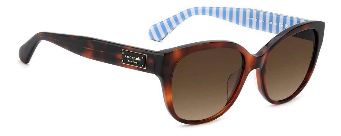 Translation missing: es.seo.product.type.gafas-de-sol kate spade ks ninna 2/s 086 ha havana round femenino talla 55mm - Translation missing: es.seo.product.alt.imagen-secundaria