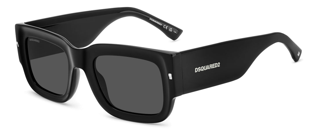 Translation missing: es.seo.product.type.gafas-de-sol dsquared2 d2 0089/s/se 807 ir negro rectangular masculino talla 52mm - Translation missing: es.seo.product.alt.imagen-principal