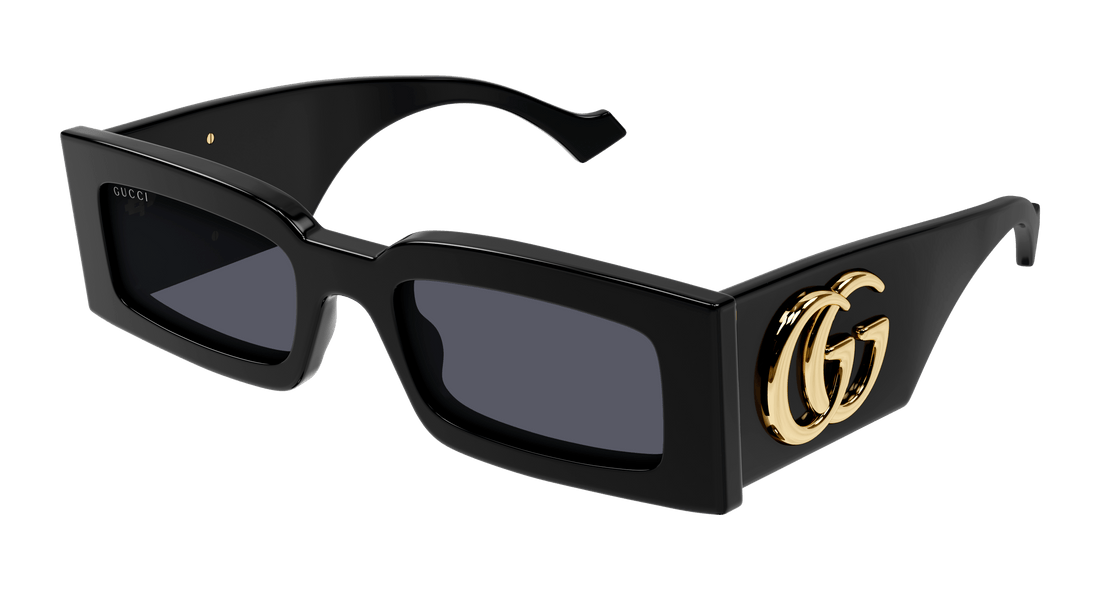 Translation missing: es.seo.product.type.gafas-de-sol gucci gg1425s 001 negro rectangular femenino talla 53mm - Translation missing: es.seo.product.alt.imagen-principal