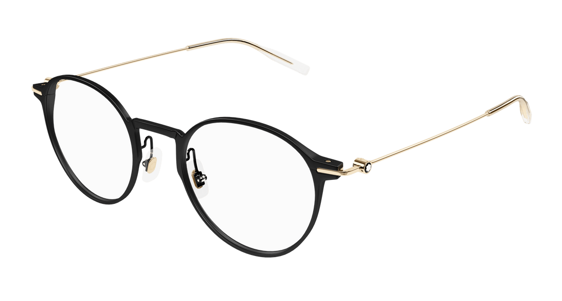 Translation missing: es.seo.product.type.gafas-graduadas montblanc mb0357o 001 negro round/oval/panthos masculino talla 49mm - Translation missing: es.seo.product.alt.imagen-principal