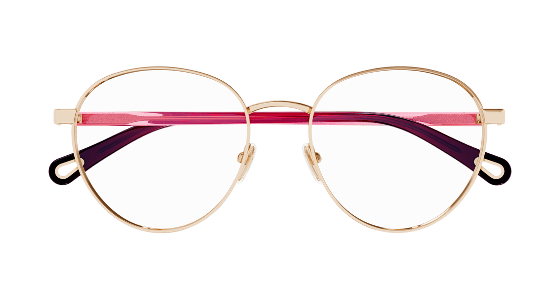 Translation missing: es.seo.product.type.gafas-graduadas chloé ch0269o 002 dorado round/oval/panthos femenino talla 53mm - Translation missing: es.seo.product.alt.imagen-secundaria