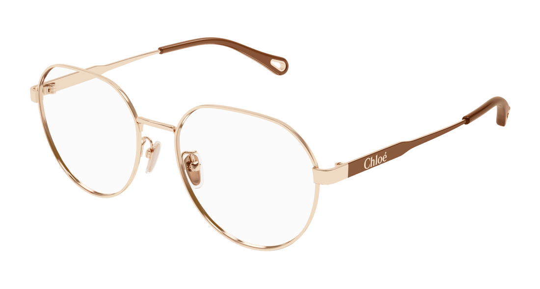 Translation missing: es.seo.product.type.gafas-graduadas chloé ch0275oa 003 dorado round/oval/panthos femenino talla 54mm - Translation missing: es.seo.product.alt.imagen-principal
