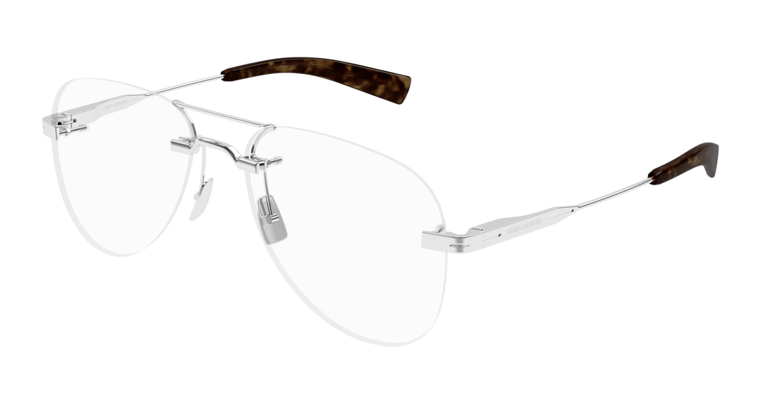 Translation missing: es.seo.product.type.gafas-graduadas saint laurent sl 745 001 plateado pilot/navigator unisex talla 55mm - Translation missing: es.seo.product.alt.imagen-principal