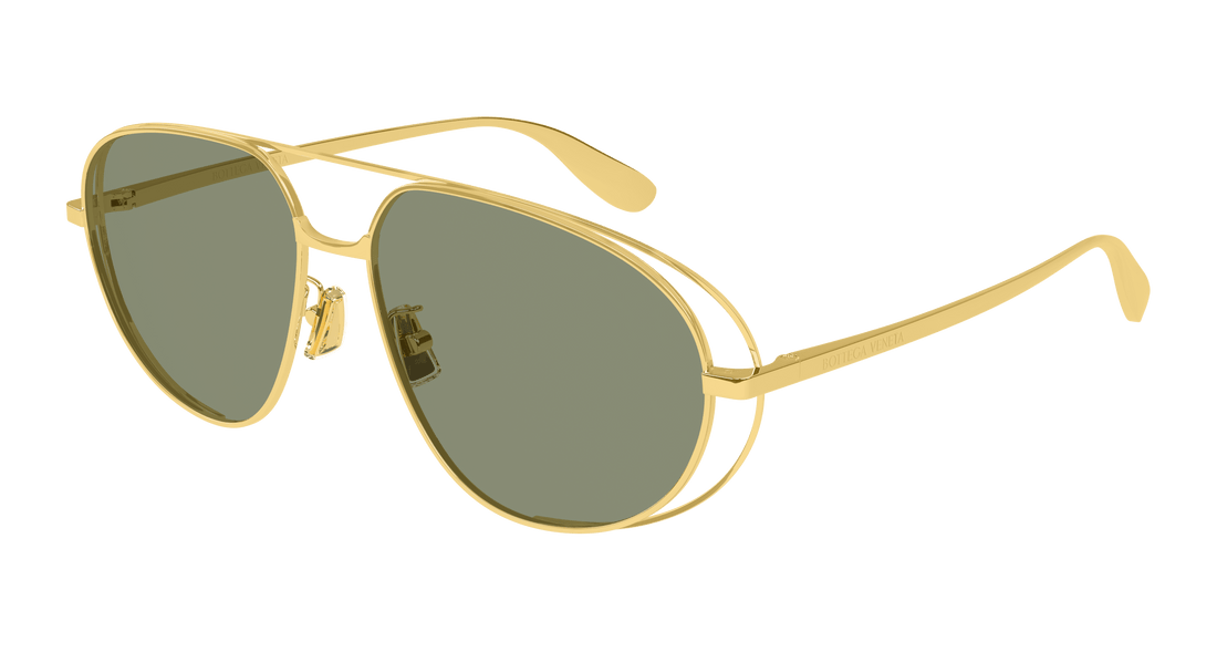 Translation missing: es.seo.product.type.gafas-de-sol bottega veneta bv1344s 001 dorado pilot/navigator unisex talla 61mm - Translation missing: es.seo.product.alt.imagen-principal