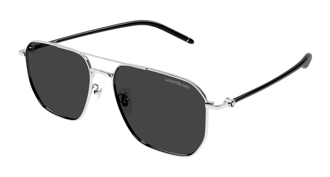 Translation missing: es.seo.product.type.gafas-de-sol montblanc mb0367sa 002 plateado pilot/navigator masculino talla 60mm - Translation missing: es.seo.product.alt.imagen-principal