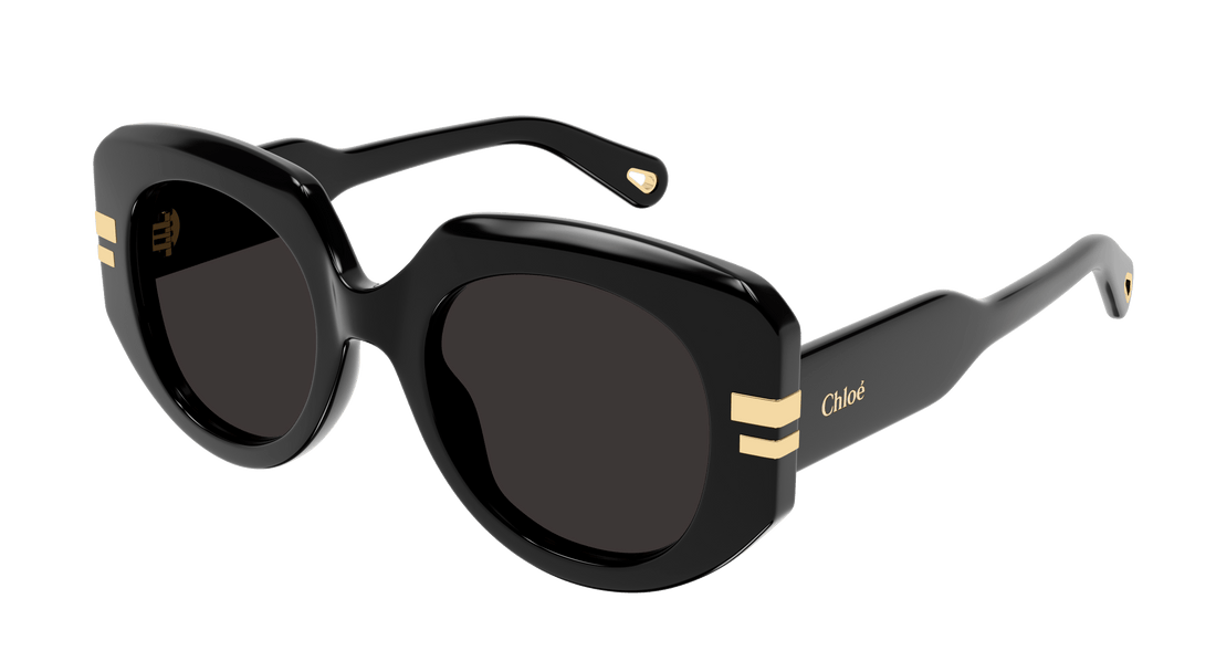 Translation missing: es.seo.product.type.gafas-de-sol chloé ch0257s 001 negro rectangular / squared femenino talla 52mm - Translation missing: es.seo.product.alt.imagen-principal