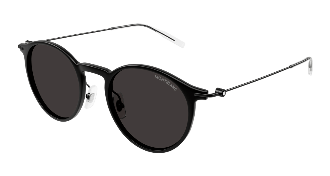 Translation missing: es.seo.product.type.gafas-de-sol montblanc mb0097s 009 negro round/oval/panthos masculino talla 50mm - Translation missing: es.seo.product.alt.imagen-principal