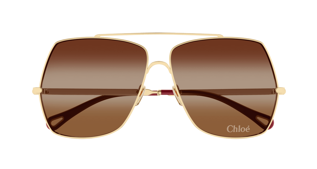 Translation missing: es.seo.product.type.gafas-de-sol chloé ch0278s 001 dorado rectangular / squared femenino talla 62mm - Translation missing: es.seo.product.alt.imagen-secundaria