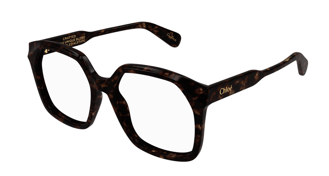 Translation missing: es.seo.product.type.gafas-graduadas chloé ch0263o 002 havana rectangular / squared femenino talla 55mm - Translation missing: es.seo.product.alt.imagen-principal