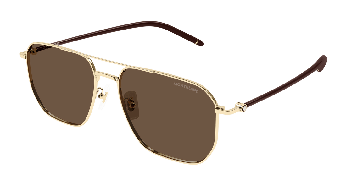 Translation missing: es.seo.product.type.gafas-de-sol montblanc mb0367sa 003 dorado pilot/navigator masculino talla 60mm - Translation missing: es.seo.product.alt.imagen-principal