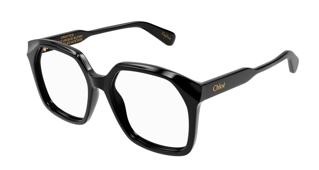 Translation missing: es.seo.product.type.gafas-graduadas chloé ch0263o 001 negro rectangular / squared femenino talla 55mm - Translation missing: es.seo.product.alt.imagen-principal