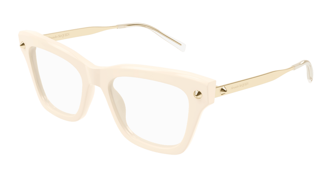 Translation missing: es.seo.product.type.gafas-graduadas alexander mcqueen am0484o 008 marfil rectangular / squared femenino talla 52mm - Translation missing: es.seo.product.alt.imagen-principal