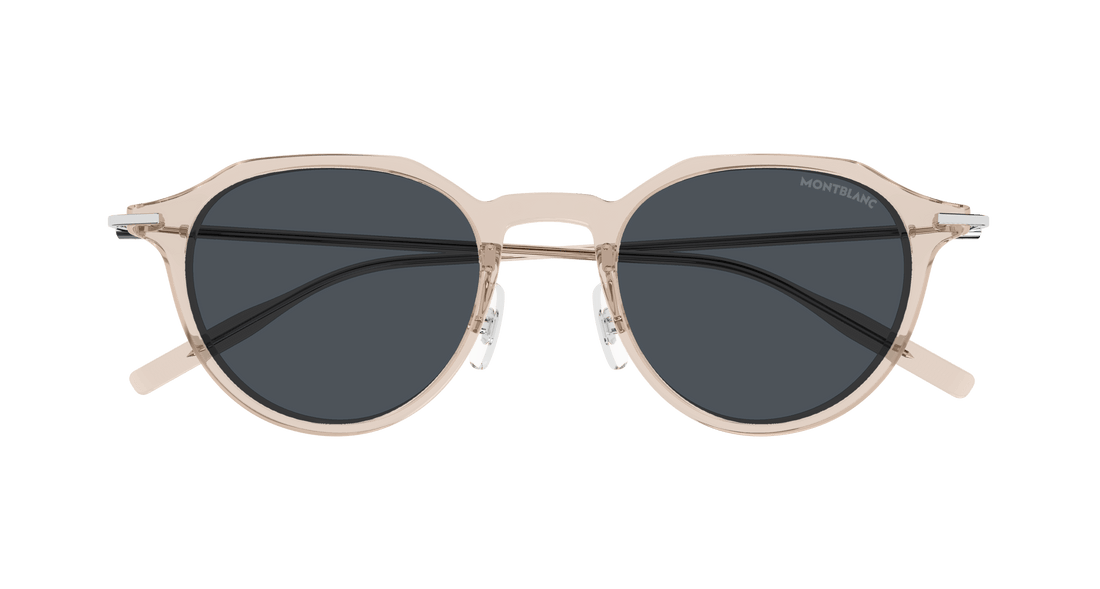 Translation missing: es.seo.product.type.gafas-de-sol montblanc mb0355s 004 beige round/oval/panthos masculino talla 49mm - Translation missing: es.seo.product.alt.imagen-secundaria