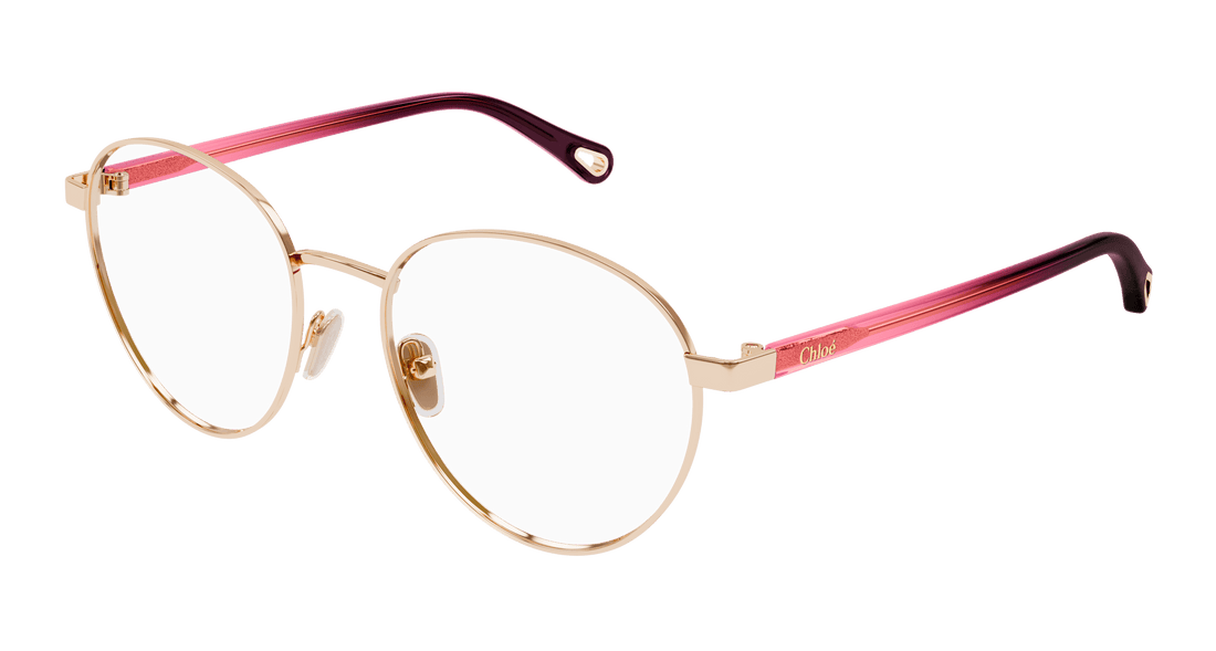 Translation missing: es.seo.product.type.gafas-graduadas chloé ch0269o 002 dorado round/oval/panthos femenino talla 53mm - Translation missing: es.seo.product.alt.imagen-principal