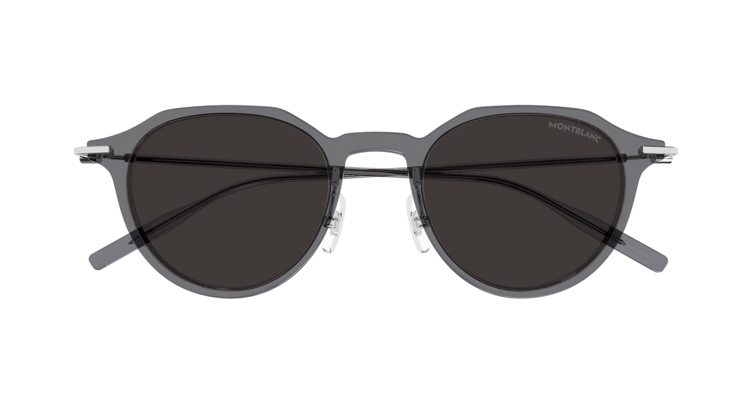 Translation missing: es.seo.product.type.gafas-de-sol montblanc mb0355s 003 gris round/oval/panthos masculino talla 49mm - Translation missing: es.seo.product.alt.imagen-secundaria