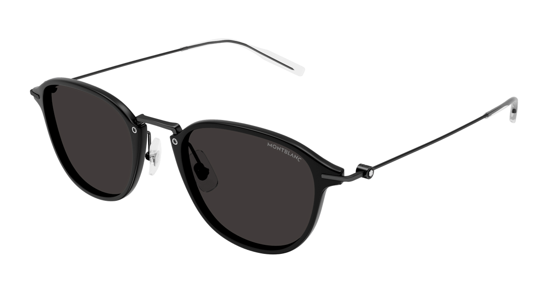 Translation missing: es.seo.product.type.gafas-de-sol montblanc mb0155s 009 negro round/oval/panthos masculino talla 51mm - Translation missing: es.seo.product.alt.imagen-principal