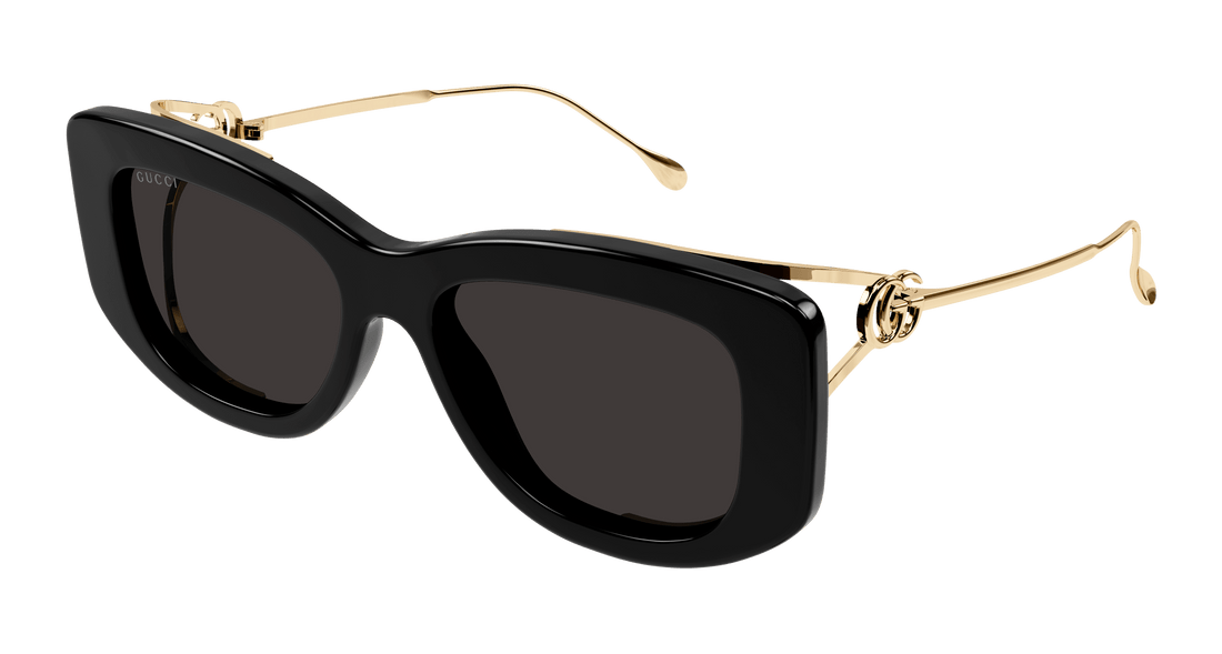 Translation missing: es.seo.product.type.gafas-de-sol gucci gg1566s 001 negro rectangular femenino talla 55mm - Translation missing: es.seo.product.alt.imagen-principal