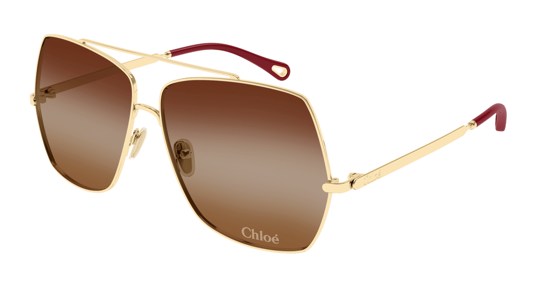 Translation missing: es.seo.product.type.gafas-de-sol chloé ch0278s 001 dorado rectangular / squared femenino talla 62mm - Translation missing: es.seo.product.alt.imagen-principal