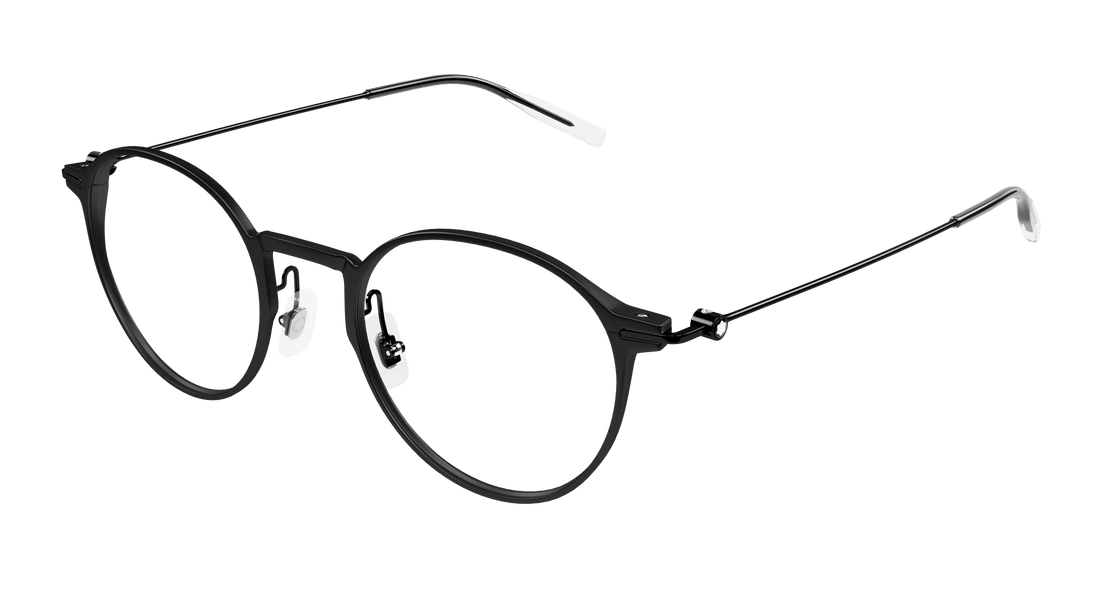 Translation missing: es.seo.product.type.gafas-graduadas montblanc mb0357o 002 negro round/oval/panthos masculino talla 49mm - Translation missing: es.seo.product.alt.imagen-principal