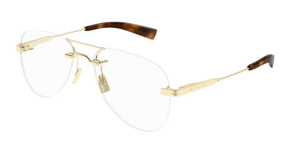 Translation missing: es.seo.product.type.gafas-graduadas saint laurent sl 745 002 dorado pilot/navigator unisex talla 55mm - Translation missing: es.seo.product.alt.imagen-principal