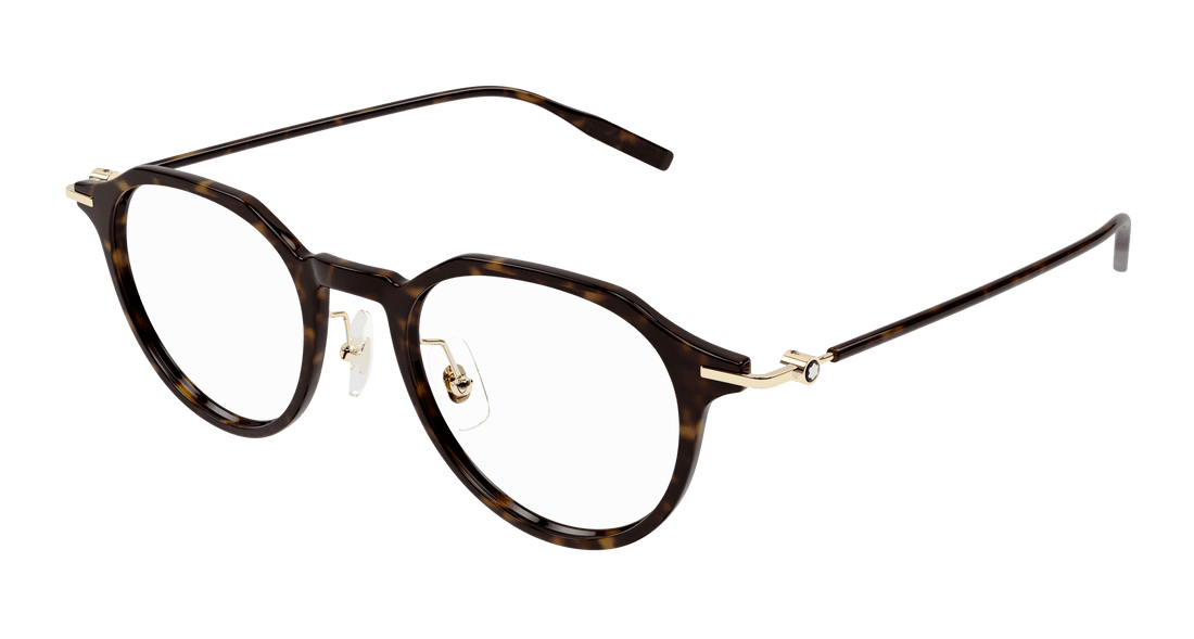 Translation missing: es.seo.product.type.gafas-graduadas montblanc mb0355o 002 havana round/oval/panthos masculino talla 49mm - Translation missing: es.seo.product.alt.imagen-principal
