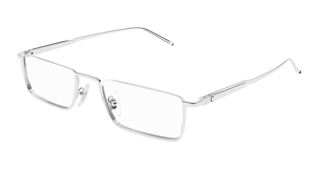 Translation missing: es.seo.product.type.gafas-graduadas montblanc mb0370o 002 plateado rectangular / squared masculino talla 52mm - Translation missing: es.seo.product.alt.imagen-principal
