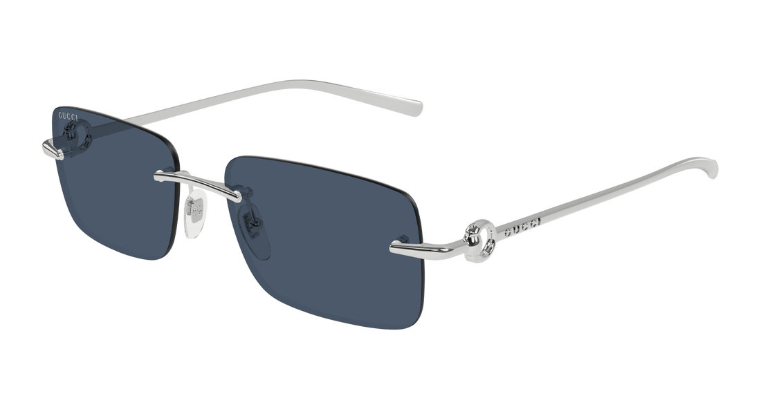 Translation missing: es.seo.product.type.gafas-de-sol gucci gg1703s 003 plateado rectangular / squared masculino talla 55mm - Translation missing: es.seo.product.alt.imagen-principal
