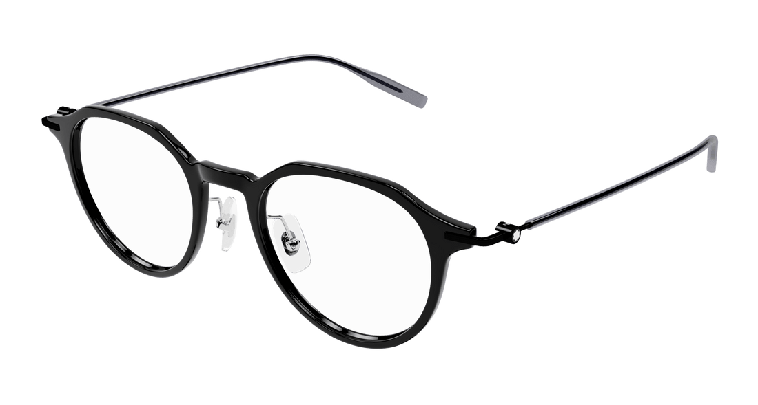 Translation missing: es.seo.product.type.gafas-graduadas montblanc mb0355o 001 negro round/oval/panthos masculino talla 49mm - Translation missing: es.seo.product.alt.imagen-principal