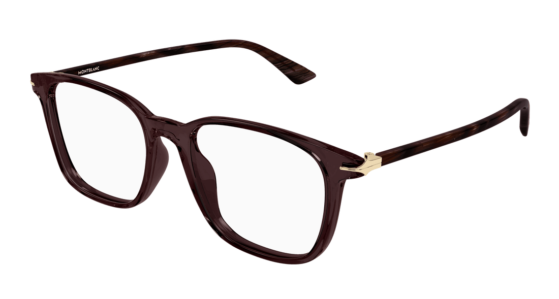 Translation missing: es.seo.product.type.gafas-graduadas montblanc mb0338o 003 marron rectangular / squared masculino talla 52mm - Translation missing: es.seo.product.alt.imagen-principal