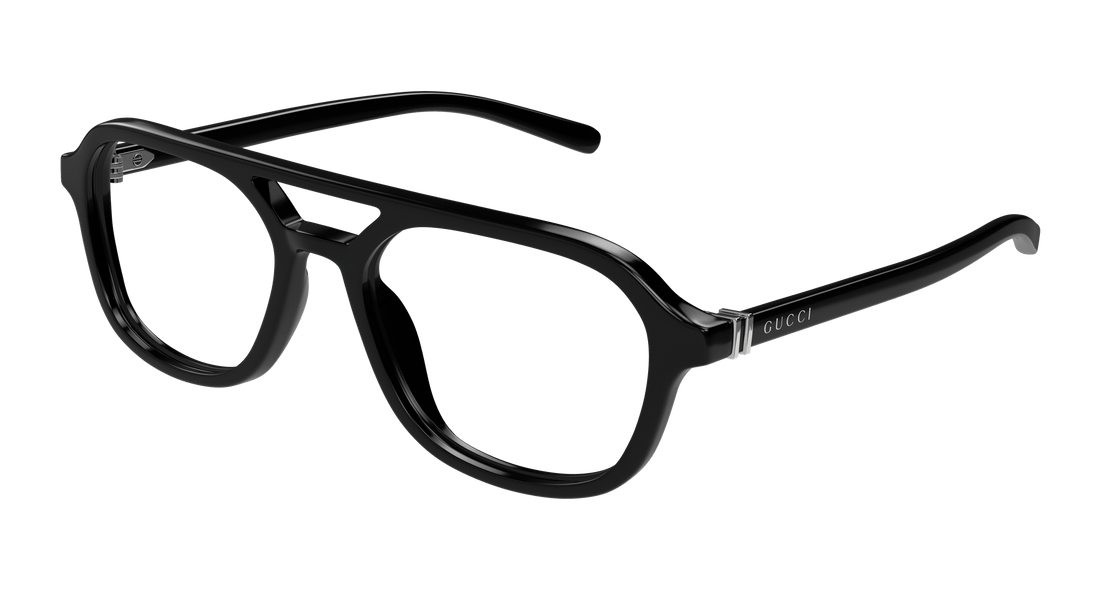 Translation missing: es.seo.product.type.gafas-graduadas gucci gg1673o 001 negro pilot/navigator masculino talla 53mm - Translation missing: es.seo.product.alt.imagen-principal