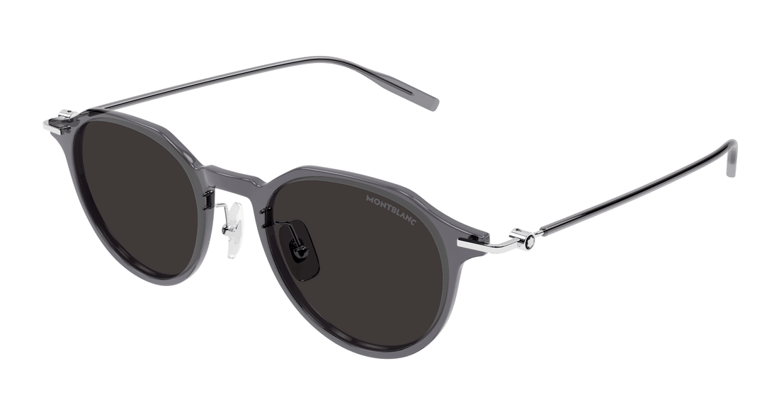 Translation missing: es.seo.product.type.gafas-de-sol montblanc mb0355s 003 gris round/oval/panthos masculino talla 49mm - Translation missing: es.seo.product.alt.imagen-principal