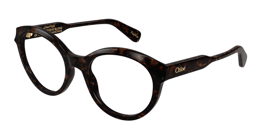 Translation missing: es.seo.product.type.gafas-graduadas chloé ch0264o 002 havana round/oval/panthos femenino talla 53mm - Translation missing: es.seo.product.alt.imagen-principal