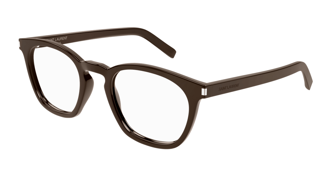 Translation missing: es.seo.product.type.gafas-graduadas saint laurent sl 28 opt 009 marron round/oval/panthos unisex talla 50mm - Translation missing: es.seo.product.alt.imagen-principal