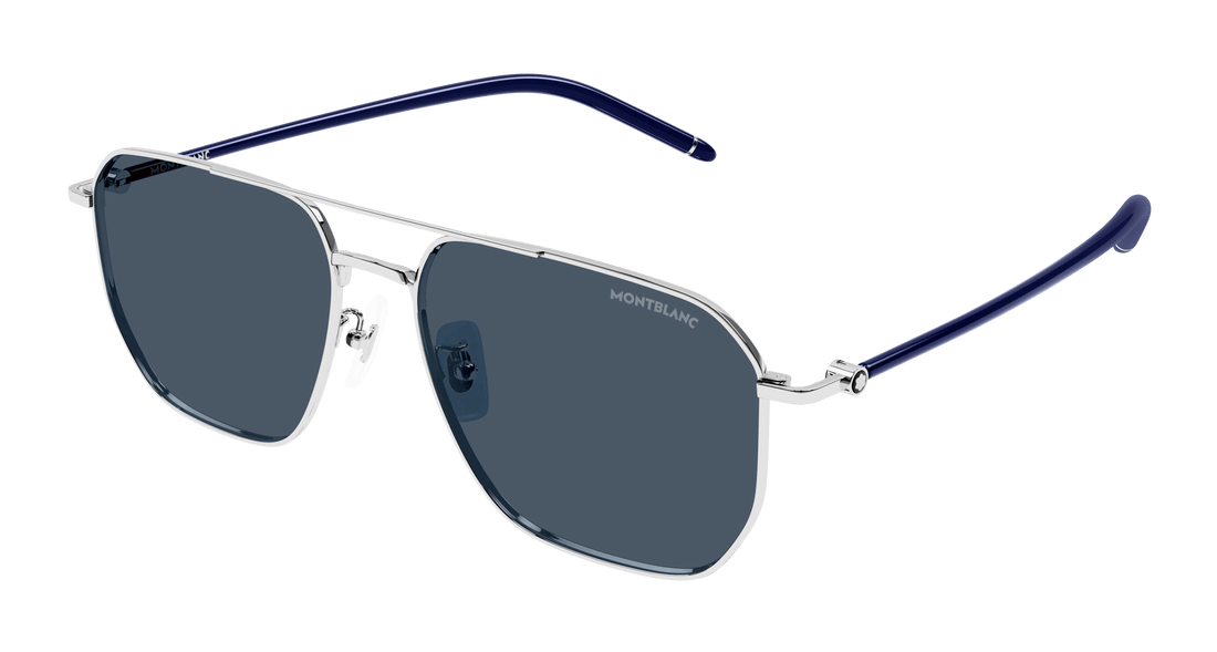 Translation missing: es.seo.product.type.gafas-de-sol montblanc mb0367sa 004 plateado pilot/navigator masculino talla 60mm - Translation missing: es.seo.product.alt.imagen-principal