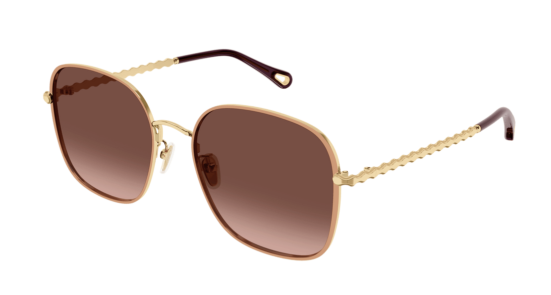 Translation missing: es.seo.product.type.gafas-de-sol chloé ch0255sk 004 dorado rectangular / squared femenino talla 57mm - Translation missing: es.seo.product.alt.imagen-principal