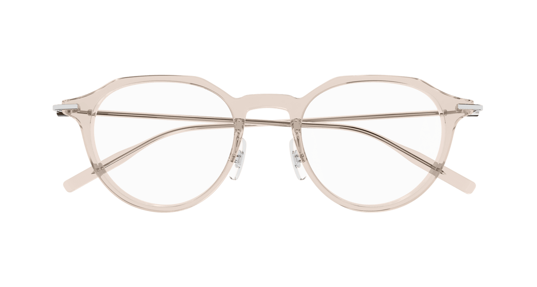 Translation missing: es.seo.product.type.gafas-graduadas montblanc mb0355o 004 beige round/oval/panthos masculino talla 49mm - Translation missing: es.seo.product.alt.imagen-secundaria