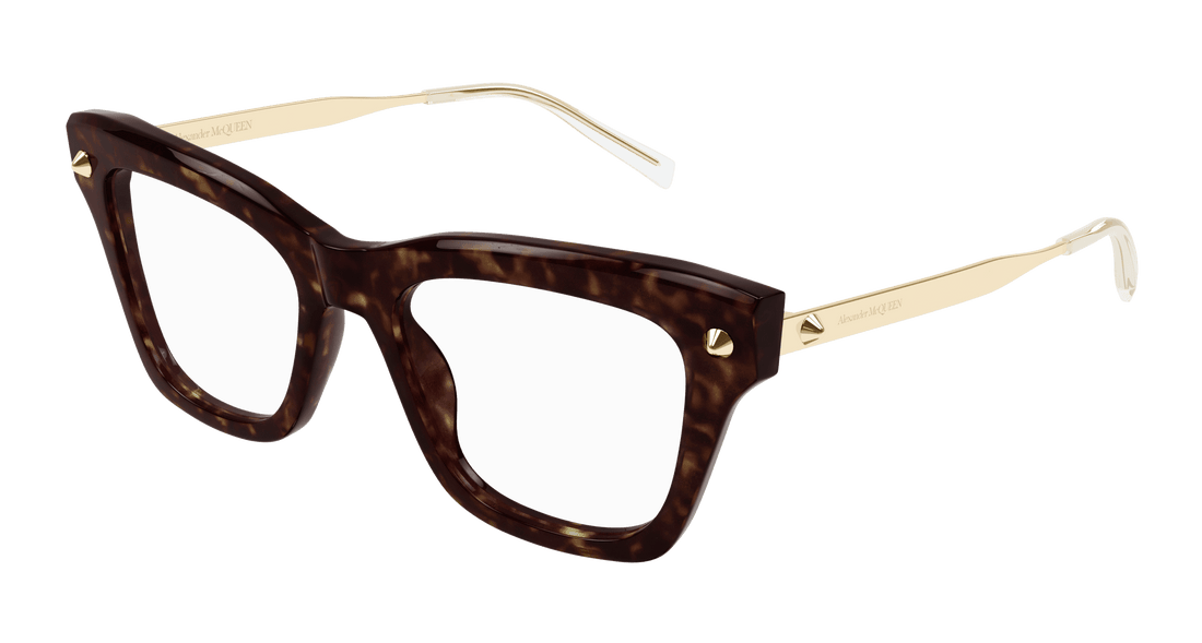 Translation missing: es.seo.product.type.gafas-graduadas alexander mcqueen am0484o 006 havana rectangular / squared femenino talla 52mm - Translation missing: es.seo.product.alt.imagen-principal