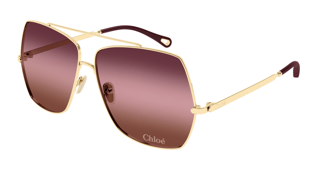 Translation missing: es.seo.product.type.gafas-de-sol chloé ch0278s 003 dorado rectangular / squared femenino talla 62mm - Translation missing: es.seo.product.alt.imagen-principal