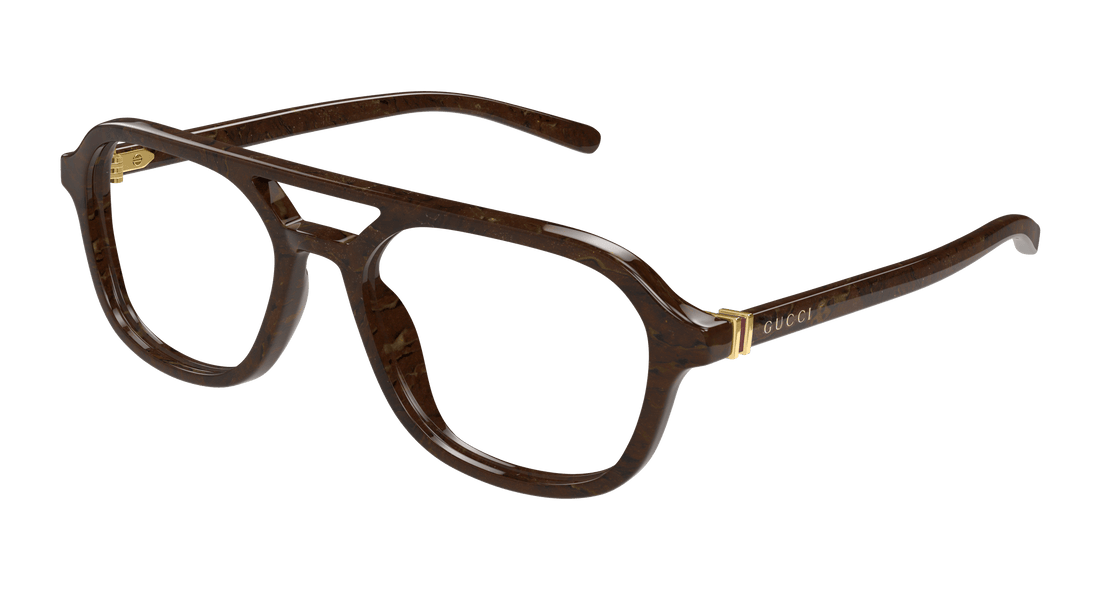 Translation missing: es.seo.product.type.gafas-graduadas gucci gg1673o 003 marron pilot/navigator masculino talla 53mm - Translation missing: es.seo.product.alt.imagen-principal