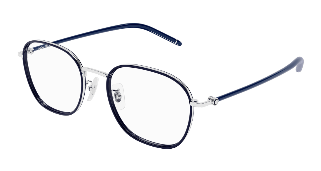 Translation missing: es.seo.product.type.gafas-graduadas montblanc mb0368oa 004 plateado rectangular / squared masculino talla 52mm - Translation missing: es.seo.product.alt.imagen-principal