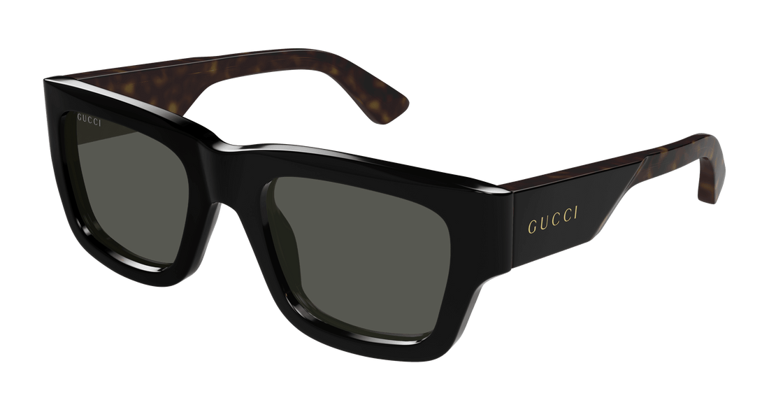 Translation missing: es.seo.product.type.gafas-de-sol gucci gg1668s 001 negro rectangular / squared masculino talla 52mm - Translation missing: es.seo.product.alt.imagen-principal