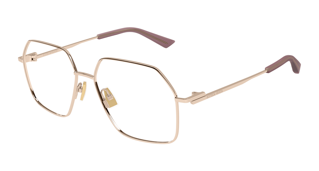 Translation missing: es.seo.product.type.gafas-graduadas bottega veneta bv1332o 004 dorado rectangular / squared femenino talla 55mm - Translation missing: es.seo.product.alt.imagen-principal