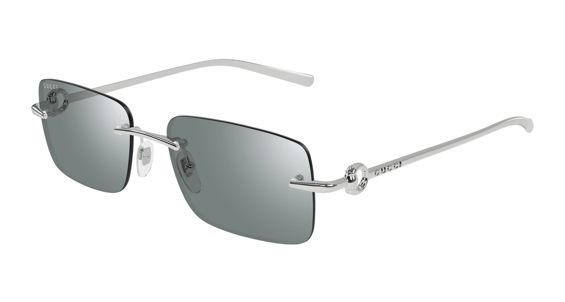 Translation missing: es.seo.product.type.gafas-de-sol gucci gg1703s 002 plateado rectangular / squared masculino talla 55mm - Translation missing: es.seo.product.alt.imagen-principal