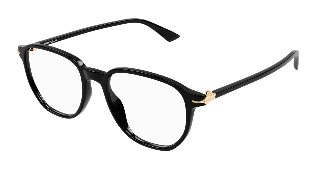 Translation missing: es.seo.product.type.gafas-graduadas montblanc mb0366o 001 negro rectangular / squared masculino talla 51mm - Translation missing: es.seo.product.alt.imagen-principal