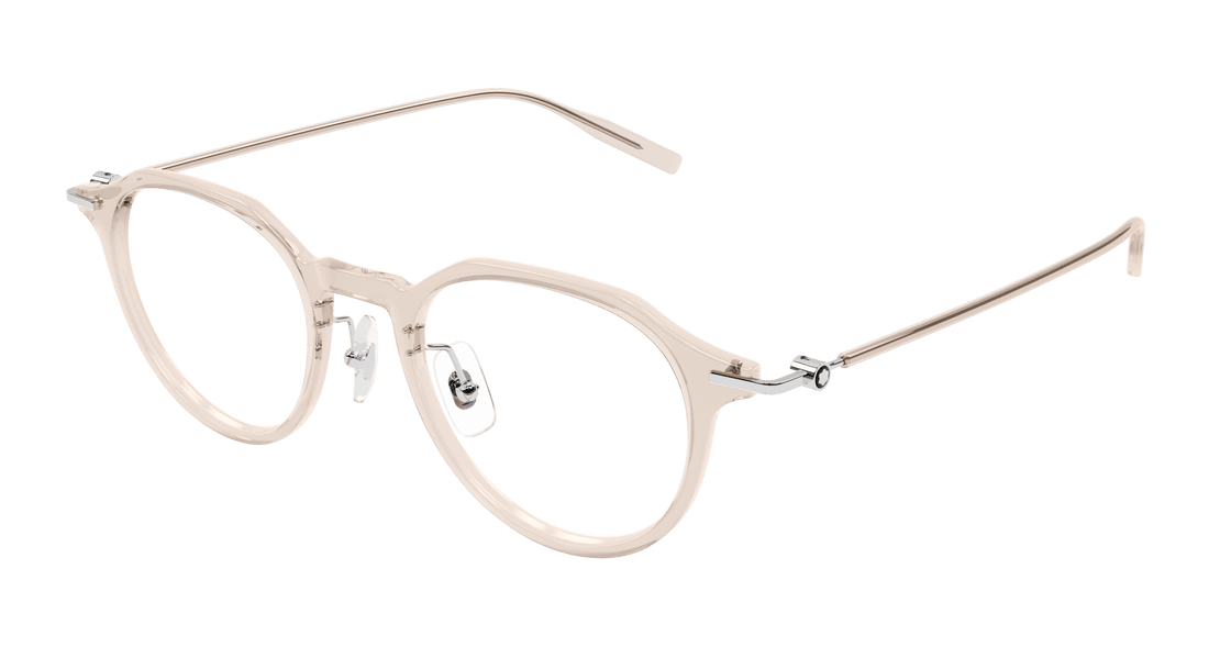 Translation missing: es.seo.product.type.gafas-graduadas montblanc mb0355o 004 beige round/oval/panthos masculino talla 49mm - Translation missing: es.seo.product.alt.imagen-principal