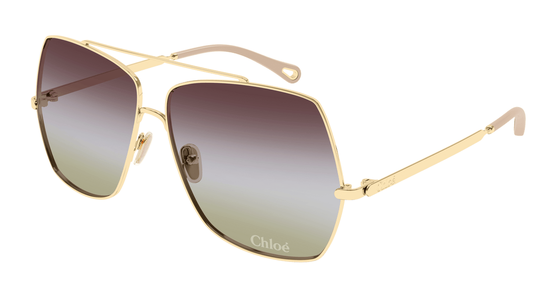 Translation missing: es.seo.product.type.gafas-de-sol chloé ch0278s 002 dorado rectangular / squared femenino talla 62mm - Translation missing: es.seo.product.alt.imagen-principal
