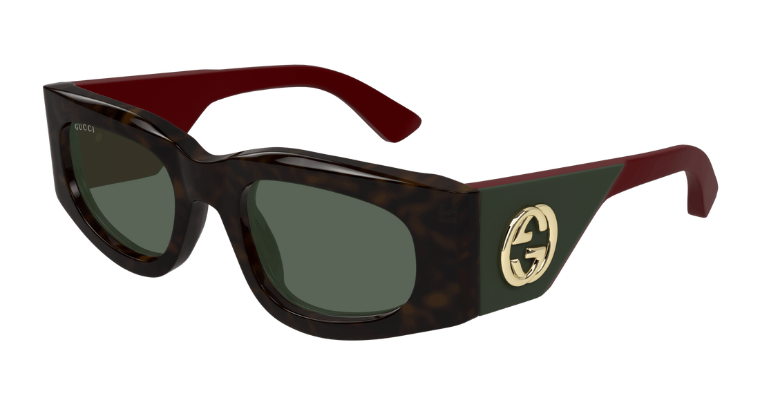 Translation missing: es.seo.product.type.gafas-de-sol gucci gg1664s 002 havana rectangular / squared femenino talla 51mm - Translation missing: es.seo.product.alt.imagen-principal