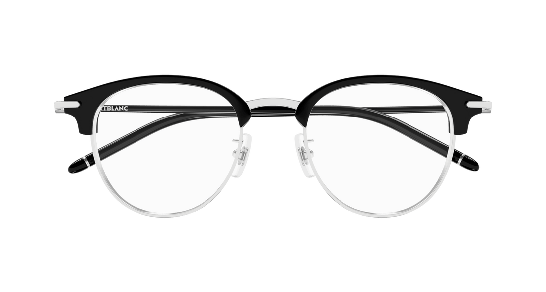 Translation missing: es.seo.product.type.gafas-graduadas montblanc mb0408o 001 plateado square masculino talla 49mm - Translation missing: es.seo.product.alt.imagen-secundaria