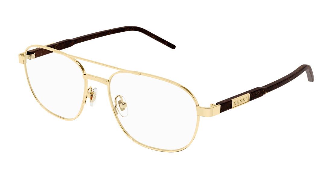 Translation missing: es.seo.product.type.gafas-graduadas gucci gg1800o 003 dorado square masculino talla 56mm - Translation missing: es.seo.product.alt.imagen-principal